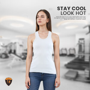 Tank Top Breathable Fabric Whites